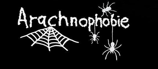 Symbol für Arachnophobie