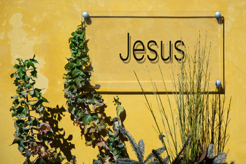 Obraz premium Schild 233 - Jesus