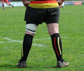 Fototapeta premium l'attente au rugby