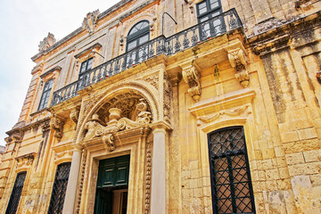 Obraz premium Decoration of Banca Giuratale Mdina