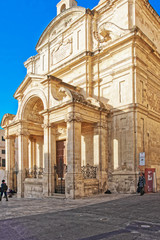Fototapeta na wymiar Church of St Catherine of Italy in Valletta