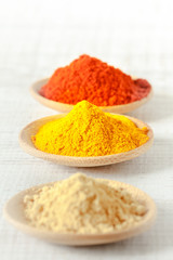 Oriental colorful mix of spices