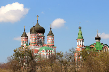 Fototapeta na wymiar St. Panteleimon monastery in Kiev