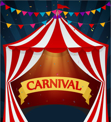 Happy carnival background 