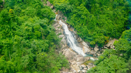 Waterfall in Forest Vietnam