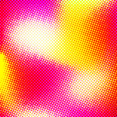 Color halftone texture, abstract gradient background with moire effect, circles pattern for design concepts, wallpapers, posters, web, presentations and prints. Vector illustration. - 143276361