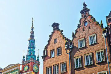 Fototapeta premium Tower of Main City Hall in Gdansk