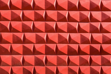 Red Triangle Wall Background