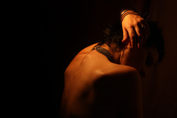 nude woman portrait