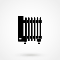 Heater icon suitable for info graphics, websites and print media and interfaces. Line vector icon.