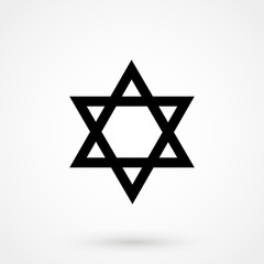 Star of David. Icon Vector