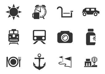 Travel icon set