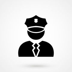 Police officer avatar icon
