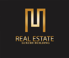 Real estate logo design.Luxury Building