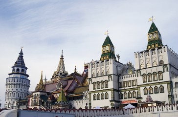 Obraz premium Kremlin in Izmailovo, Moscow, Russia. Popular landmark. Color photo.