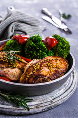 Fried chicken breast