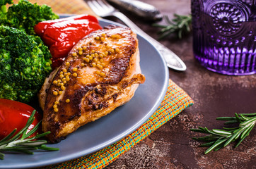 Fried chicken breast