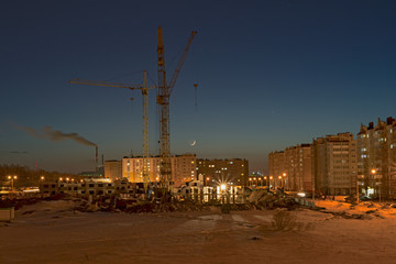 Construction of a new neighborhood.