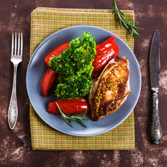 Fried chicken breast