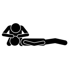 First aid to a patient, vector illustration design