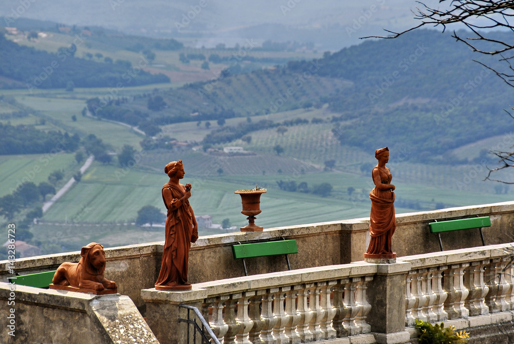 Canvas Prints Panorama  toscano