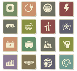 bio fuel icon set