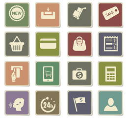 e-commerce icon set