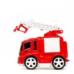 car toy red fire truck  