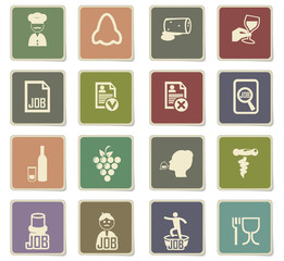 Fototapeta premium job search icon set