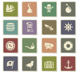 pirates icon set