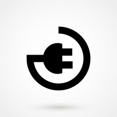 plug in vector icon
