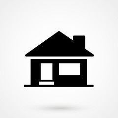 Small house. Icon Vector