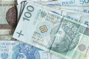 Fototapeta na wymiar Polnische Zloty Banknoten
