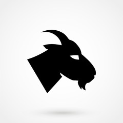 goat head logo icon