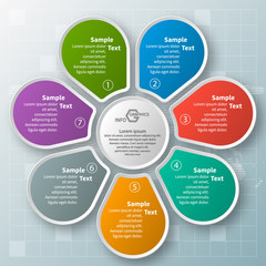 Abstract 3D Paper Infographics