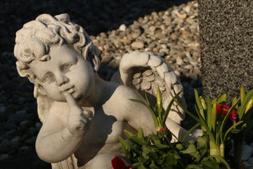 Angel, Engel, Friedhof