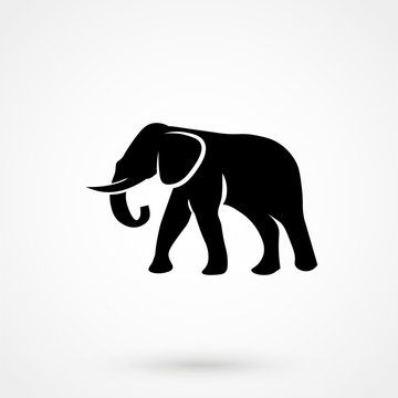 Simple Icon Elephant.