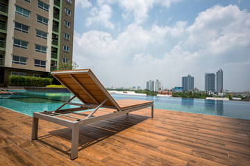 Pool of the condominium.