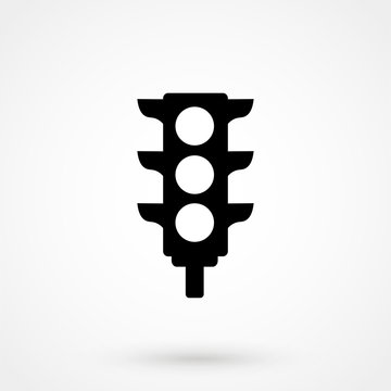 recommend clip art: Vector traffic light Icon.