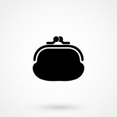 Wallet icon vector