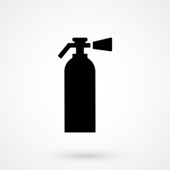 fire extinguisher Icon isolated on background