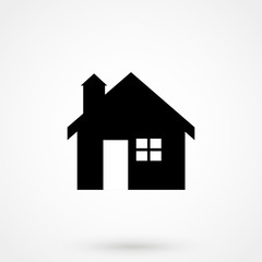 Small house. Icon Vector