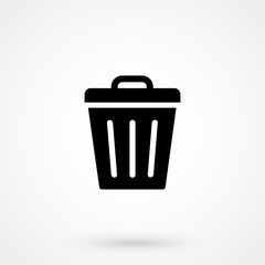 Trash can icon