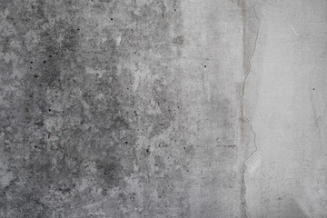 Texture of the gray concrete wall