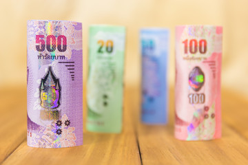 Thai banknotes
