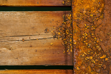Wood and rust