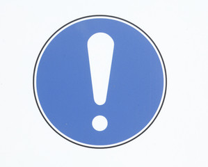 Schild Ausrufezeichen