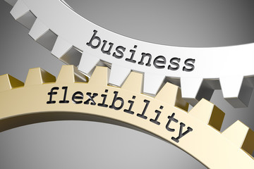 business flexibility / Cogwheel - obrazy, fototapety, plakaty