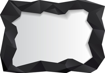 Black design frame.