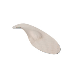 orthopedic insoles on white background